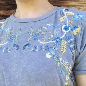 Lucky Brand Embroidered T-Shirt